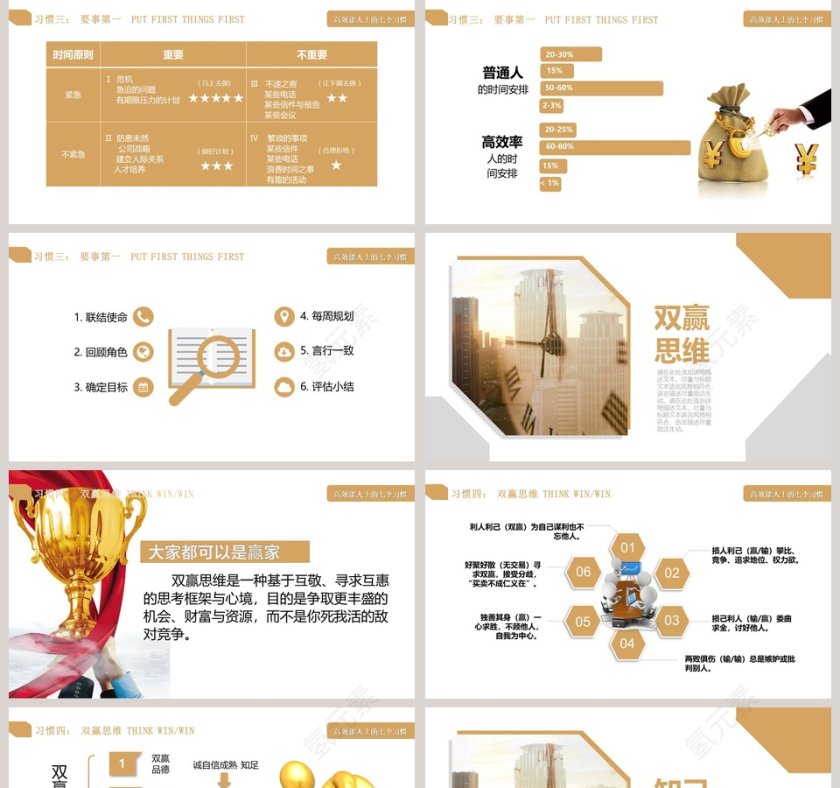 高效能人士的七个习惯PPT  第5张