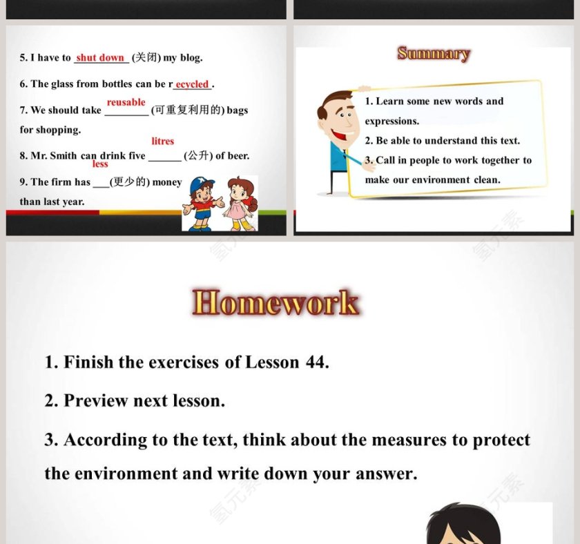 Environment Clubs-Unit 8  Save Our World教学ppt课件第8张