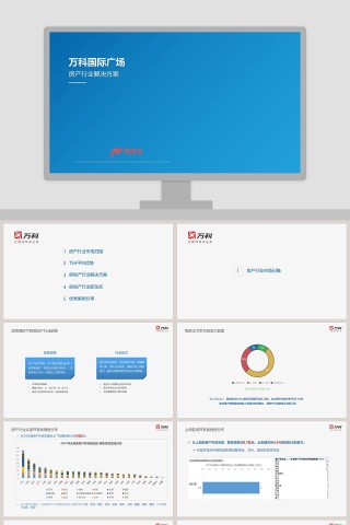 万科国际广场房产行业解决方案房地产销售PPT 
