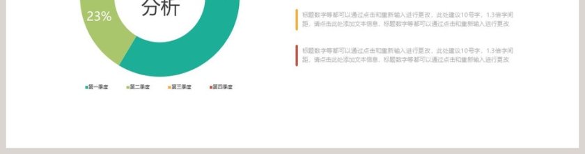 环形占比数据分析PPT饼图第2张