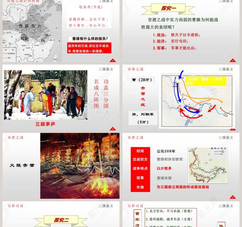 三国鼎立教学ppt课件第2张