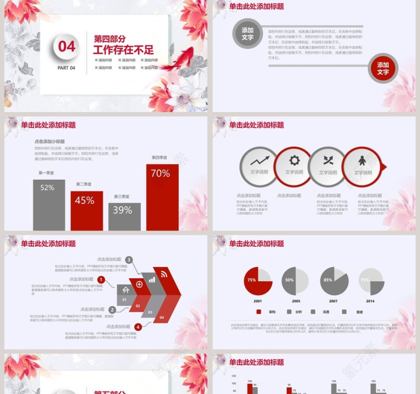 2019简约清新文艺工作总结PPT第5张