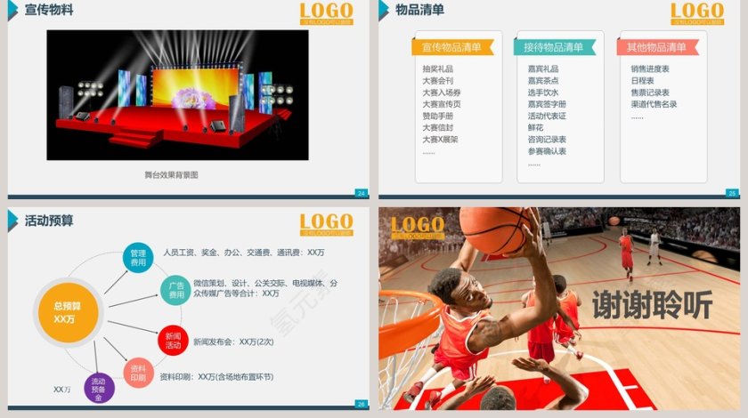 篮球比赛活动策划方案ppt第5张