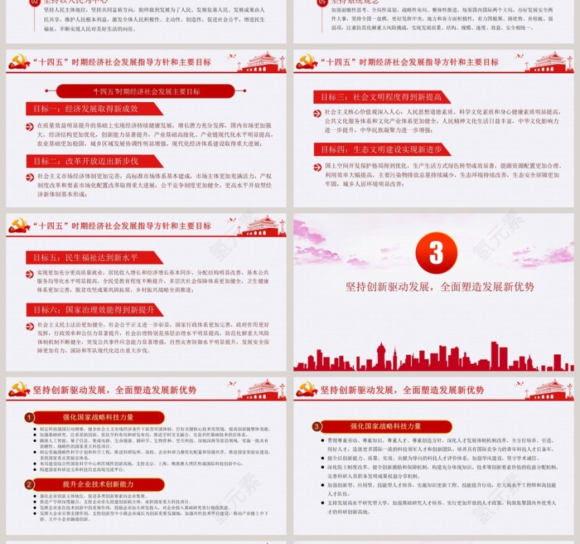 国民经济和社会发展第十四个五年规划和2035年远景目标建议解读PPT模板第4张