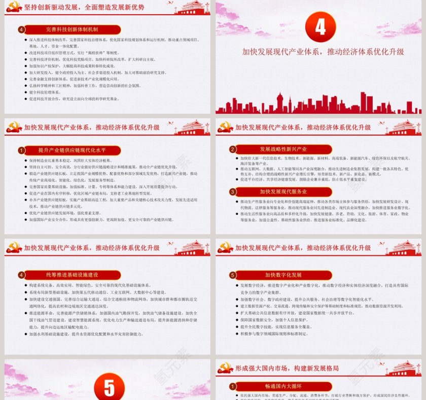 国民经济和社会发展第十四个五年规划和2035年远景目标建议解读PPT模板第5张