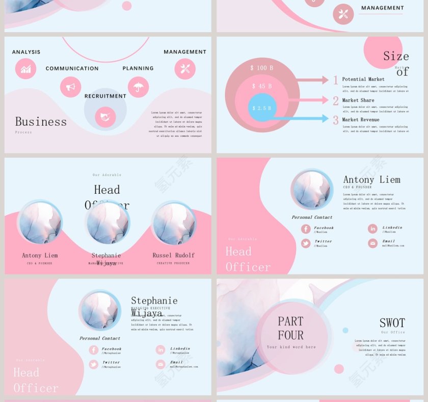 漂亮飘渺手绘水彩第4张