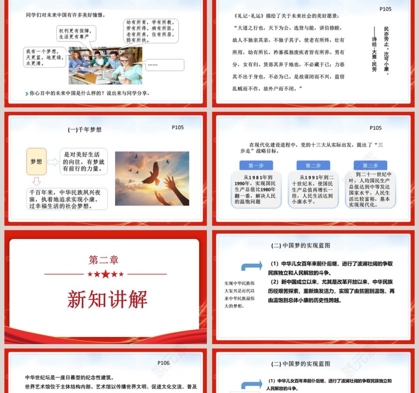 我 们 的 梦 想-人教部编版道德与法治九年级上册课件教学ppt课件第2张