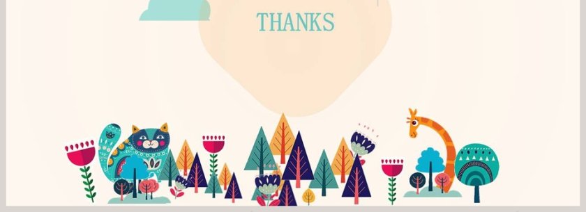 可爱卡通插画PPT模板第4张