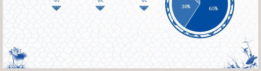 青花主题背景工作汇报模板PPT第5张