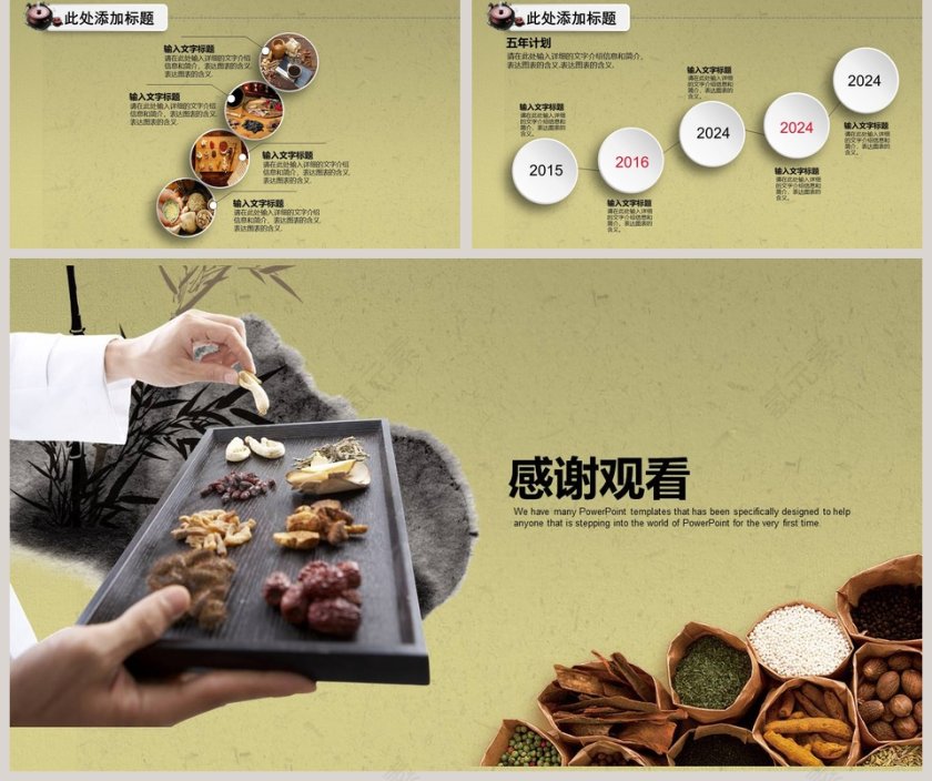 中医养生之道工作回顾PPT第5张