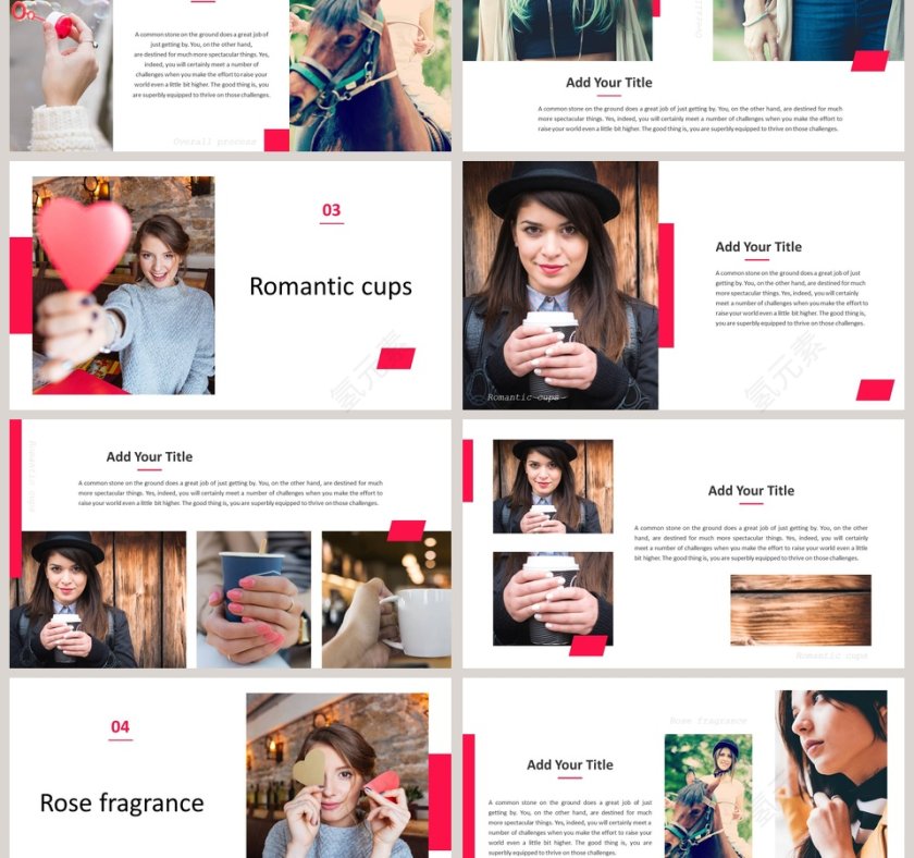 女生节唯美相册风主题活动PPT第3张