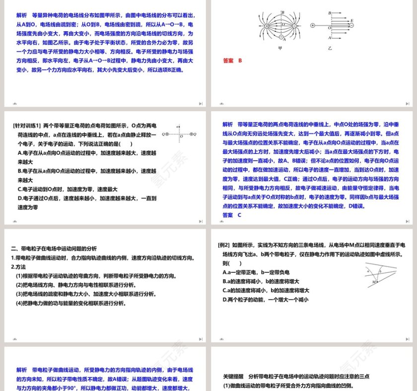 拓展课静电场及其综合应用问题教学ppt课件第2张