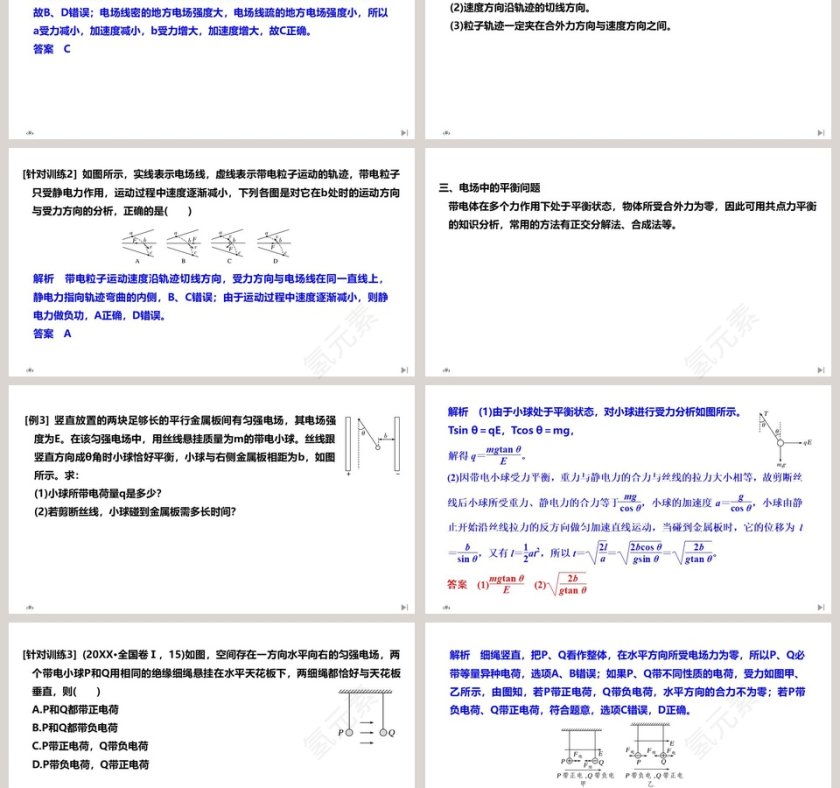 拓展课静电场及其综合应用问题教学ppt课件第3张