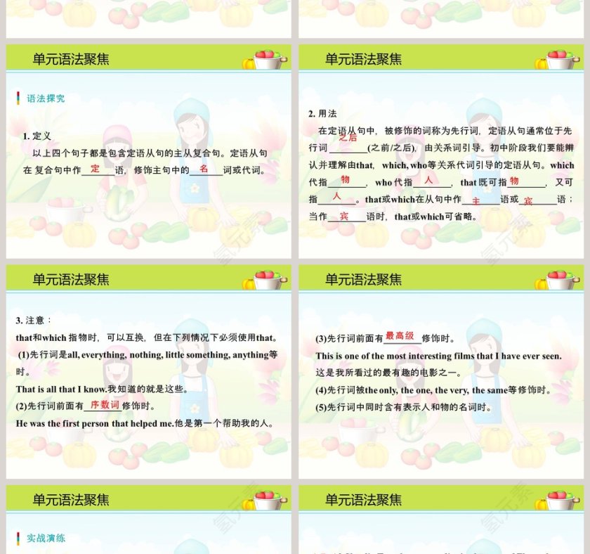 单元语法聚焦-定语从句教学ppt课件第2张