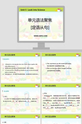 单元语法聚焦-定语从句教学ppt课件