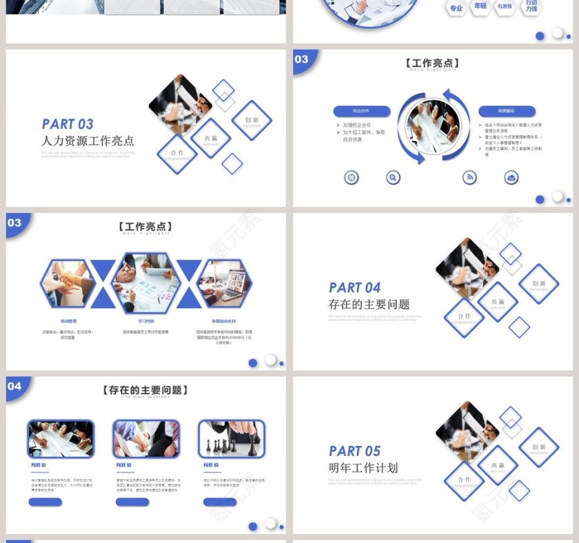 人力资源工作总结ppt第4张
