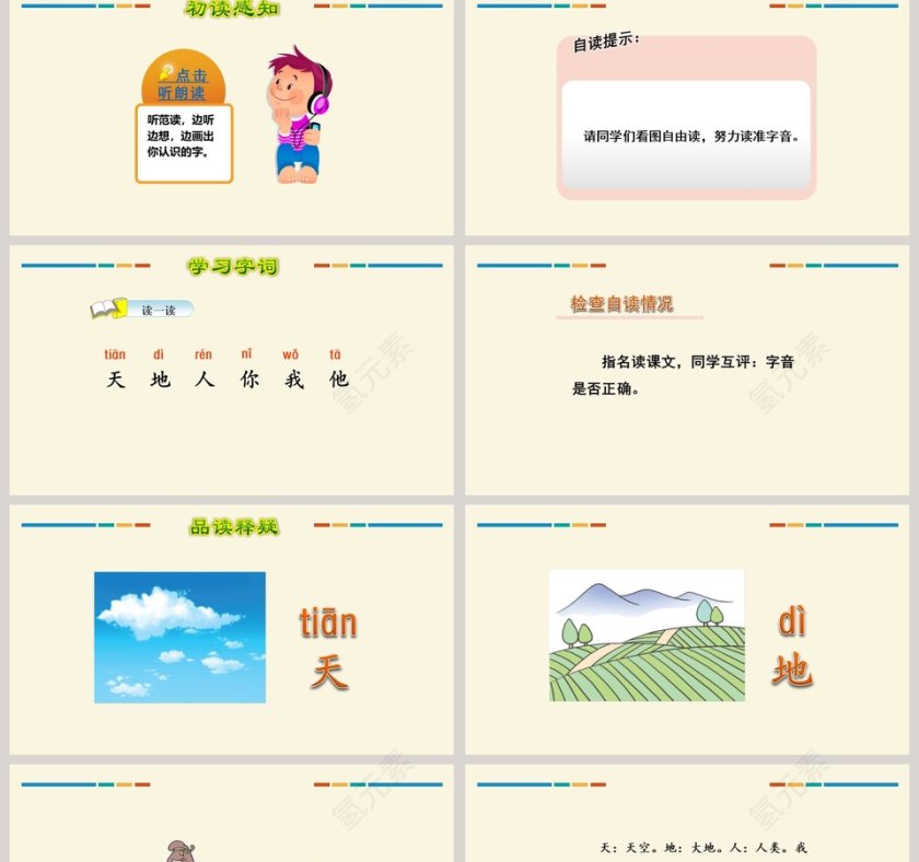 课文解析天地人语文课件PPT第2张