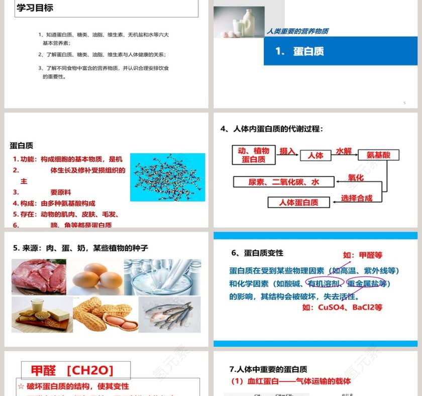 第十二单元  化学与生活-人类重要的营养物质教学ppt课件第2张