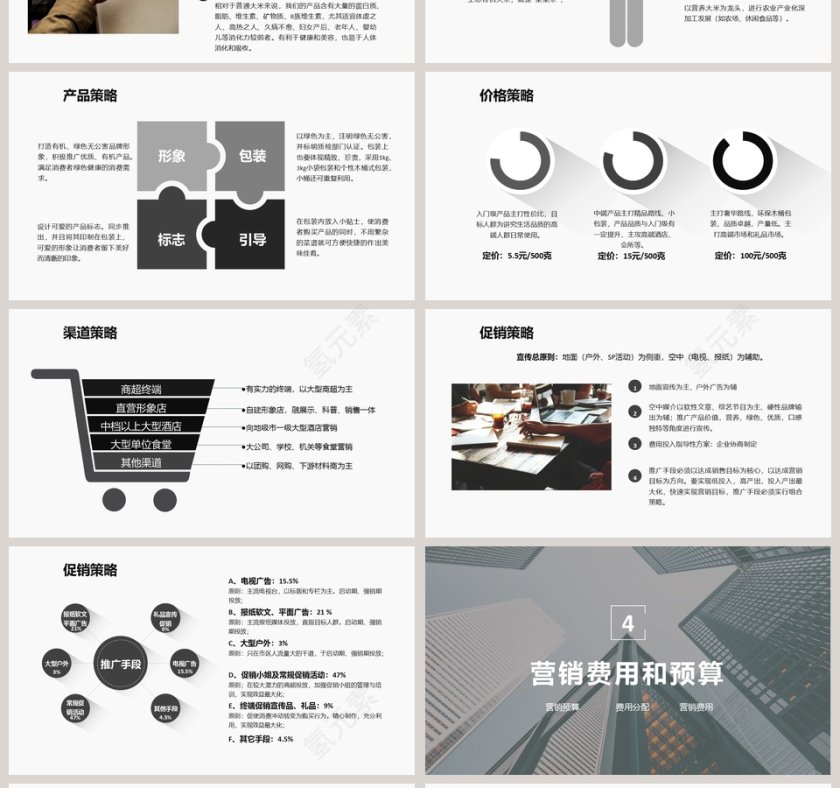 产品推广整体策划方案市场营销策划PPT模板第4张