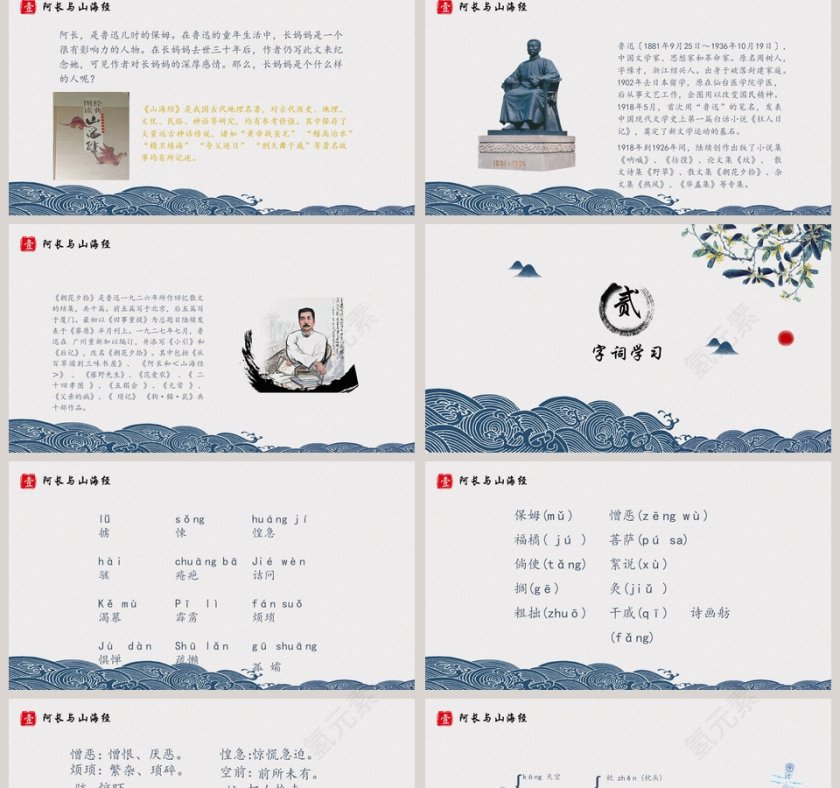 语文课件-阿长与山海经PPT第2张