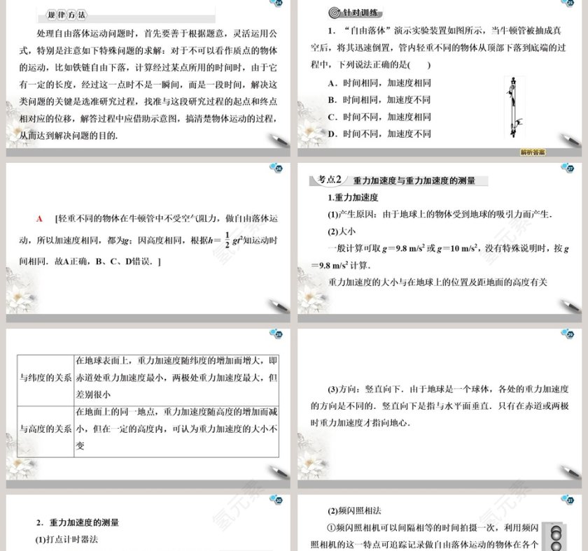 第二章匀变速直线运动的研究-PPT模板下载及应用第5张