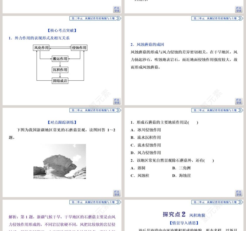 第二节走进敦煌风成地貌的世界教学ppt课件第4张