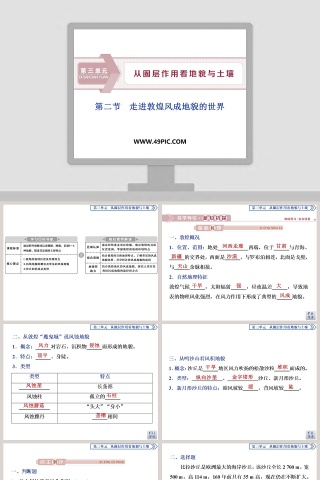 第二节走进敦煌风成地貌的世界教学ppt课件