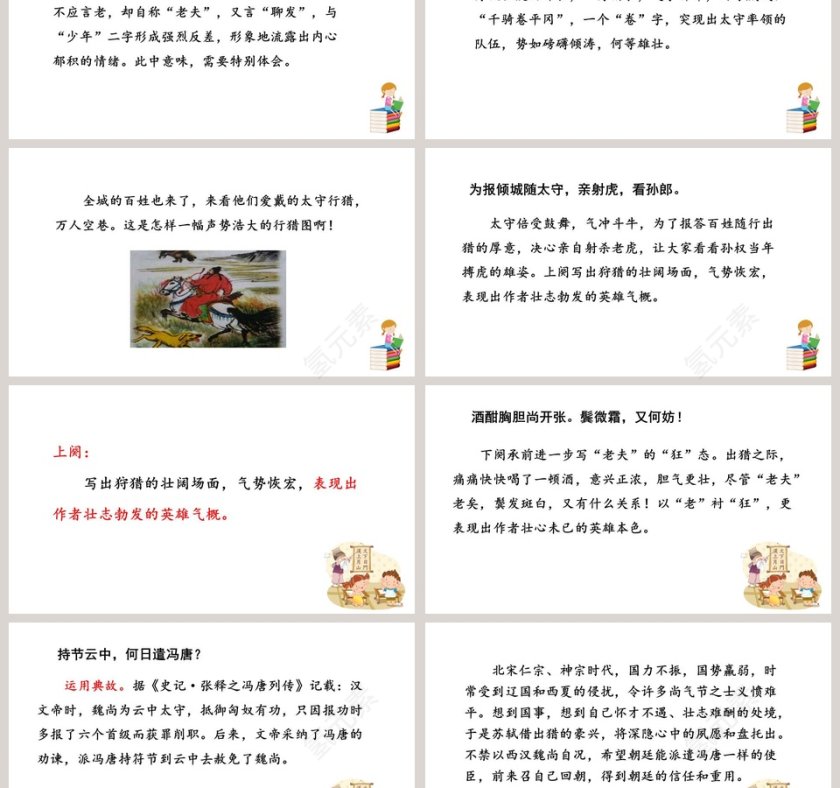 课文解析江城子密州出猎语文课件PPT第3张