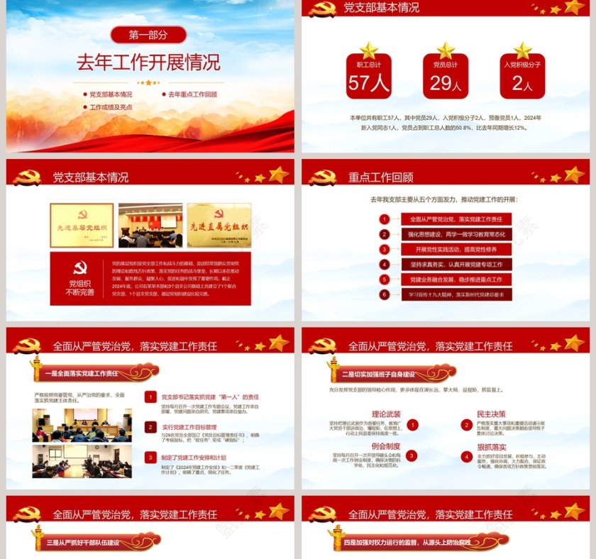 年终政府党建工作总结汇报第2张