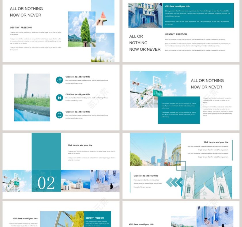 清新风格工作总结PPT第2张