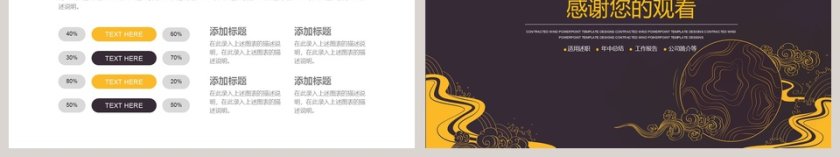 201x高端工作总结PPT模板第6张