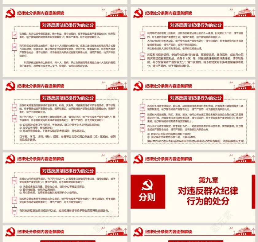 2019年新修订中国共产党纪律处分条例ppt第14张