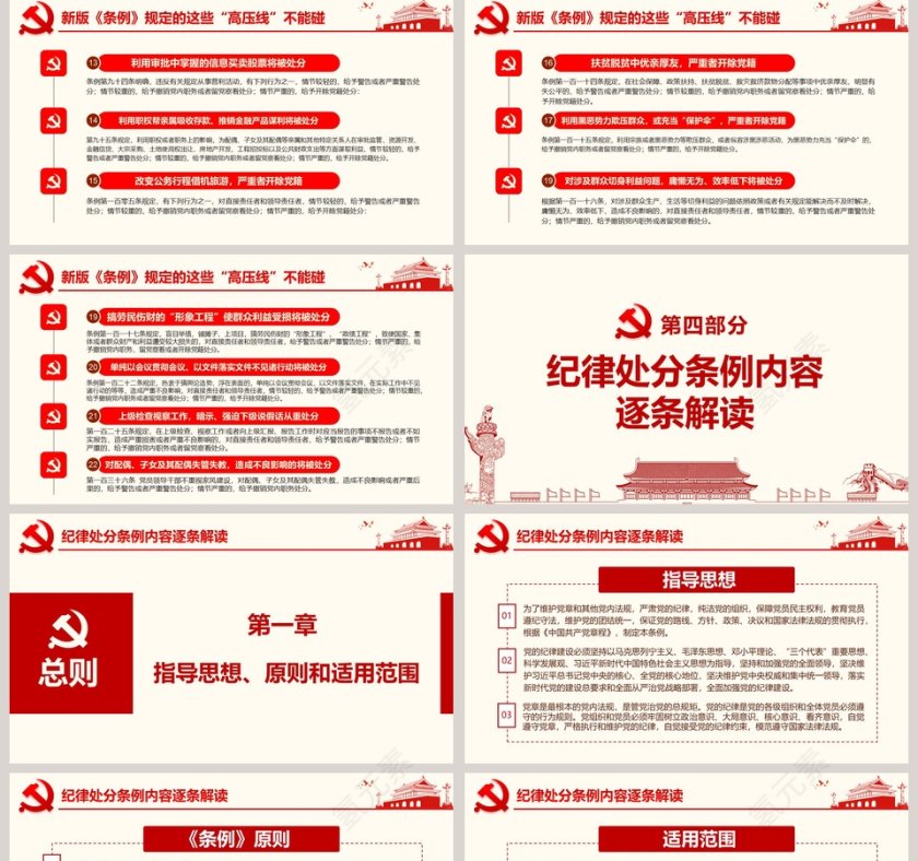 2019年新修订中国共产党纪律处分条例ppt第5张