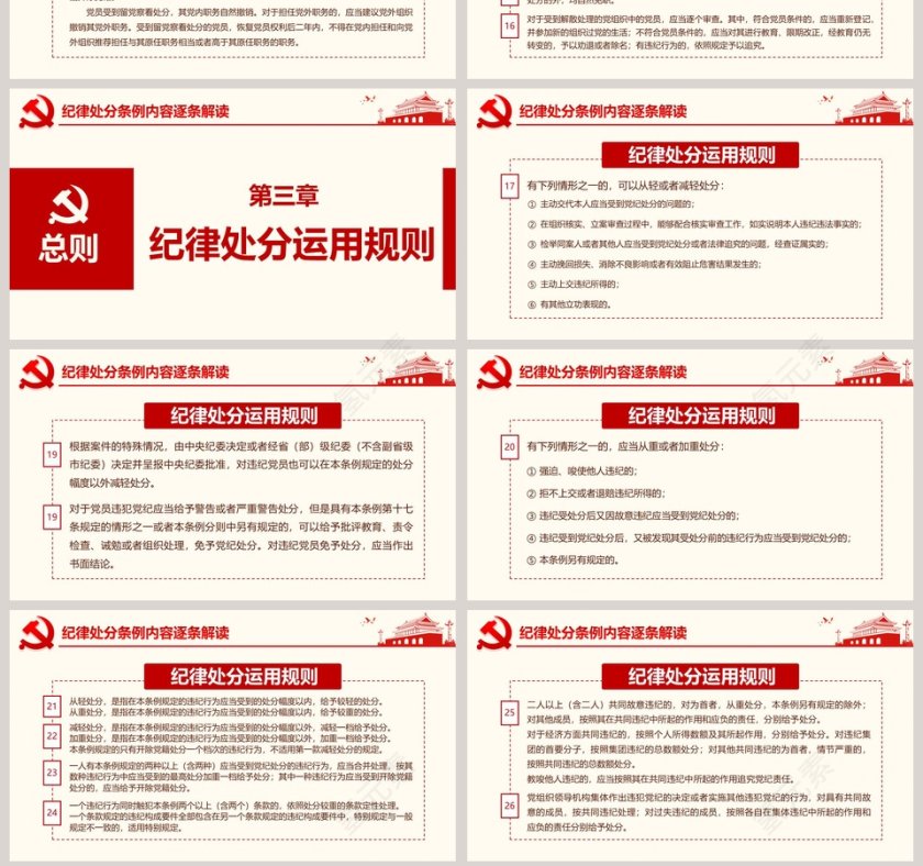 2019年新修订中国共产党纪律处分条例ppt第7张