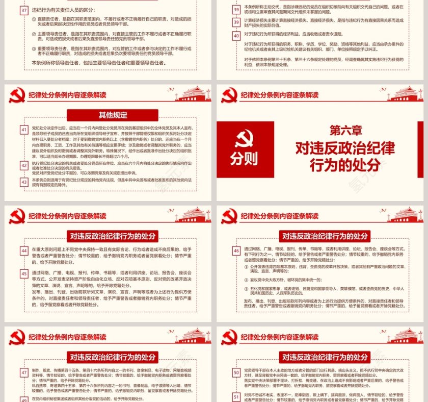 2019年新修订中国共产党纪律处分条例ppt第9张