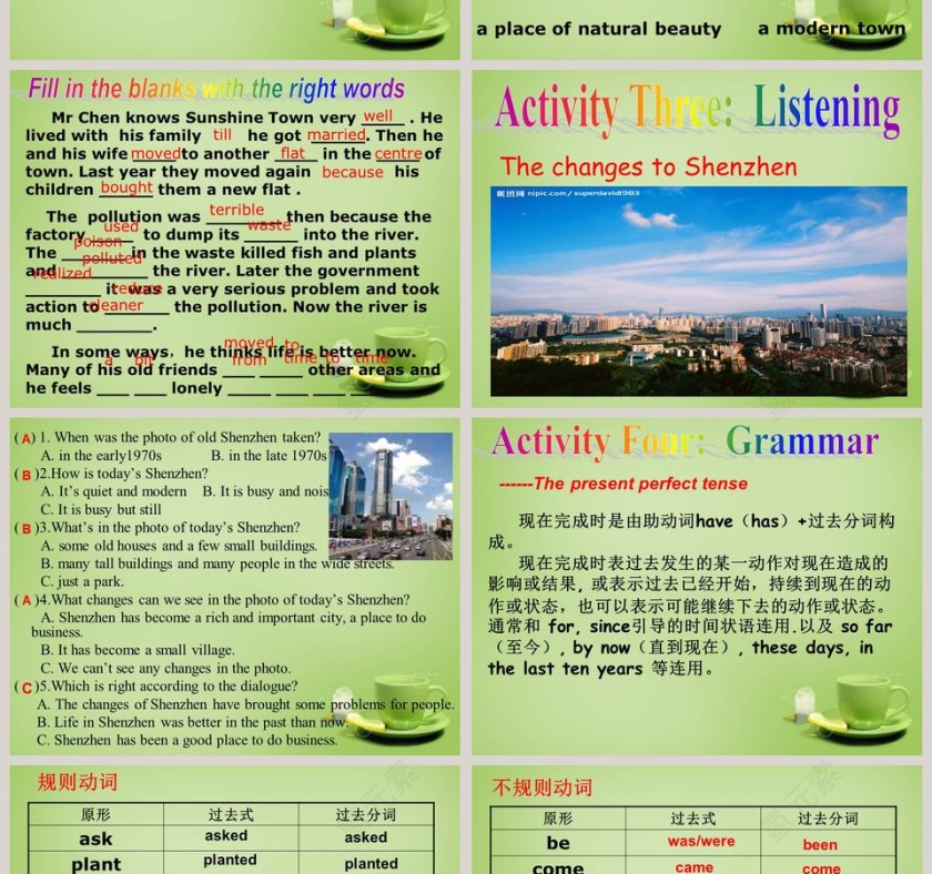 Unit 1-Past and present教学ppt课件第2张