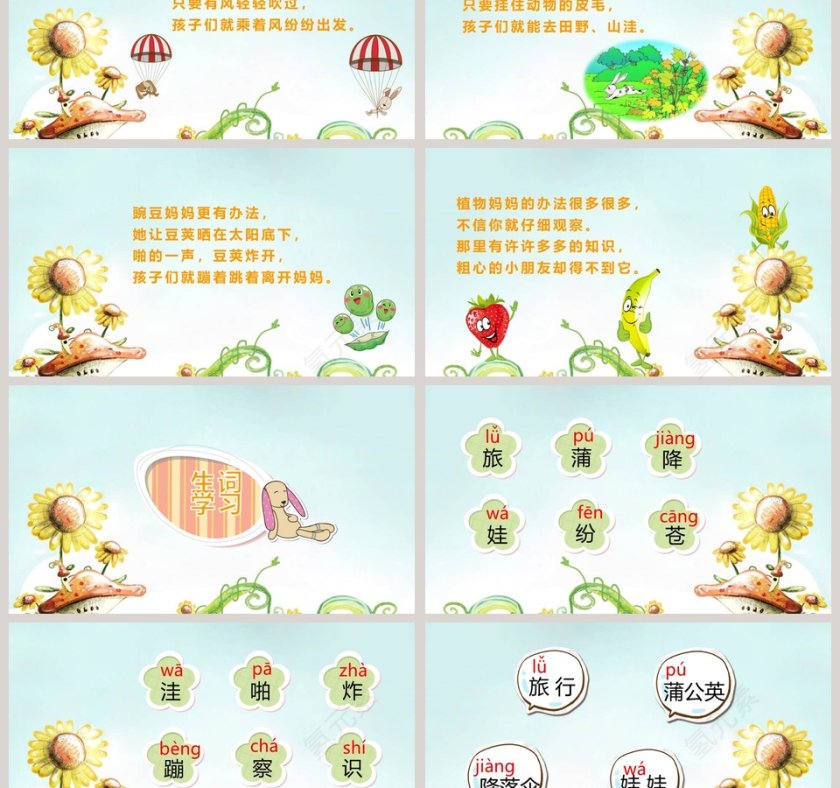部编版二年级语文上册植物妈妈有办法语文课件PPT第3张