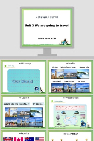 Unit 3 We are going to travel-人教精通版六年级下册教学ppt课件