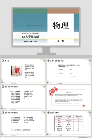 -力学单位制教学ppt课件