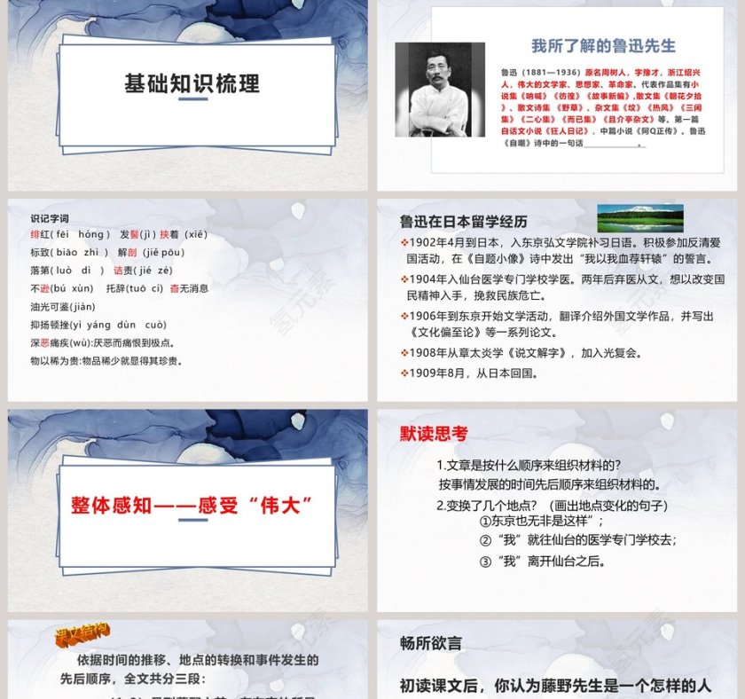 语文教学藤野先生PPT课件第2张