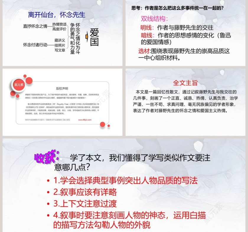 语文教学藤野先生PPT课件第5张