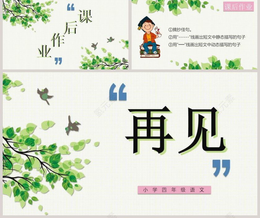 四年级语文课件《鸟的天堂》PPT第5张