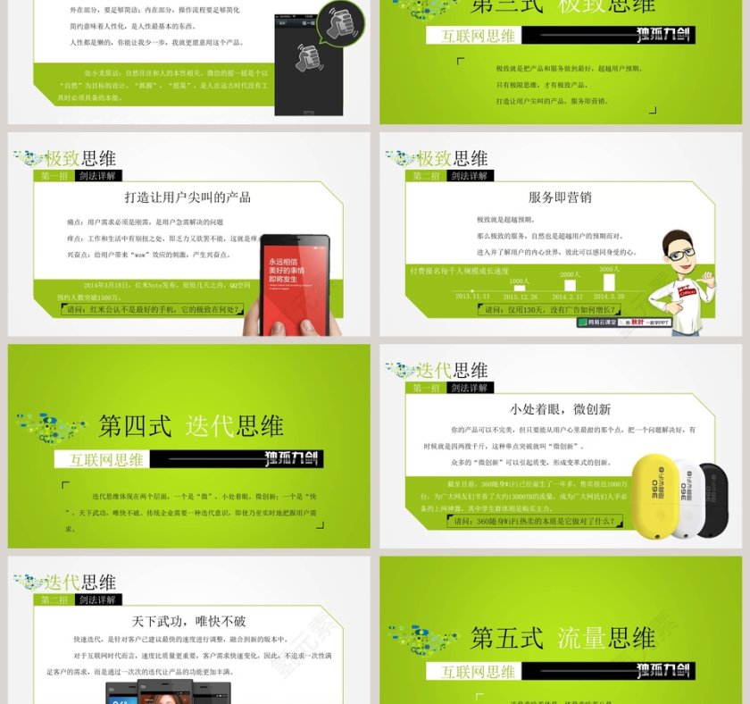 互联网思维PPT第3张