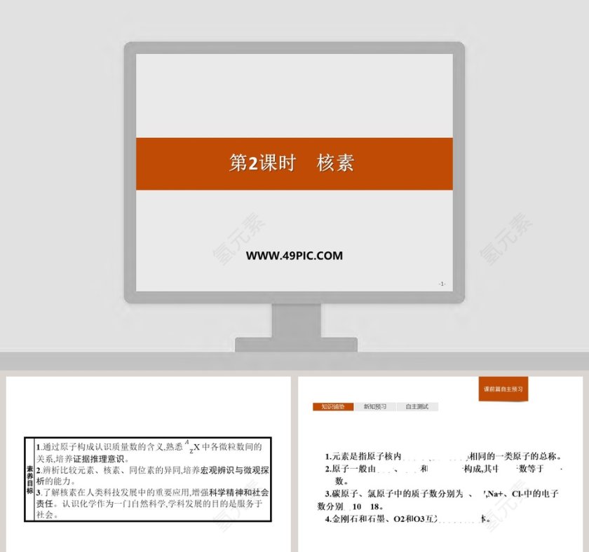 第2课时核素在医学中的应用PPT模板 第1张