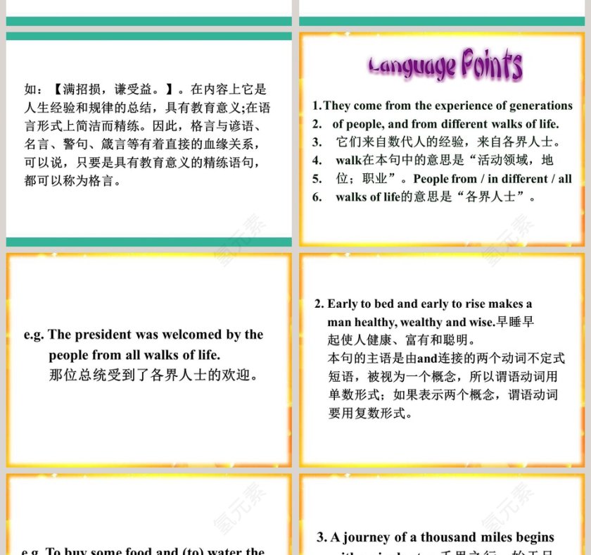 Unit 8  Culture Shapes Us-Popular Sayings教学ppt课件第6张