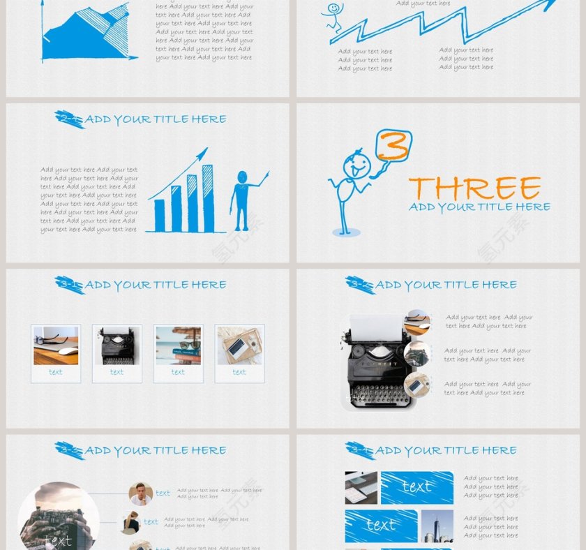 手绘风格工作总结PPT第3张