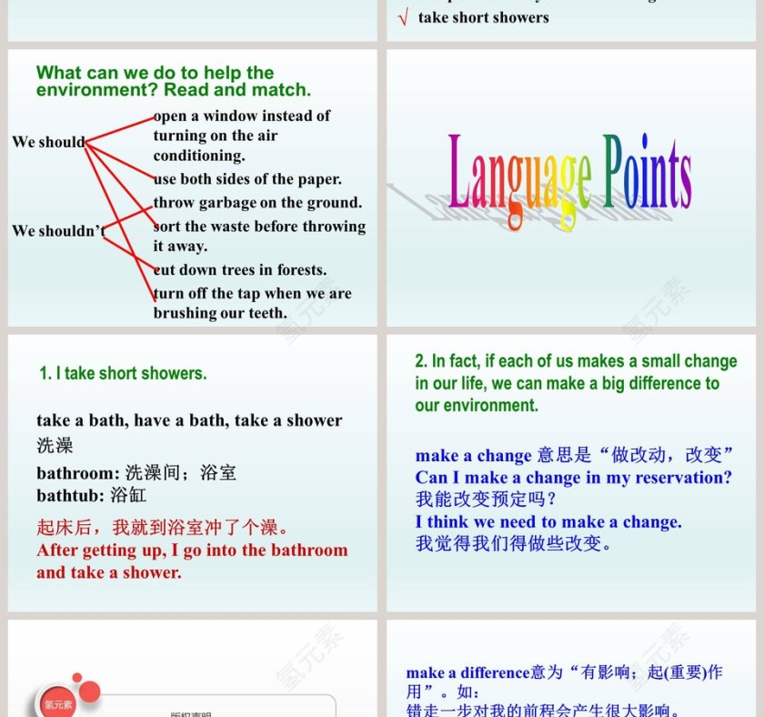 Protect Our Environment - 政务党建PPT模板第4张