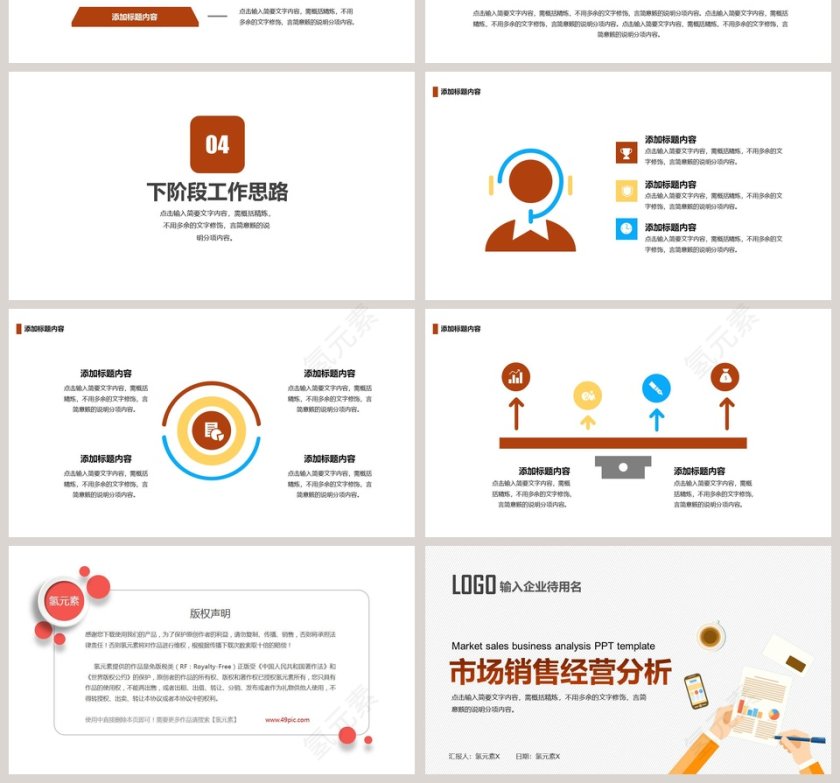市场销售经营分析PPT模板第4张