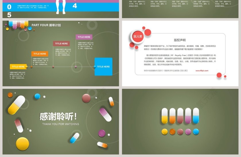 医药行业年终总结PPT第4张