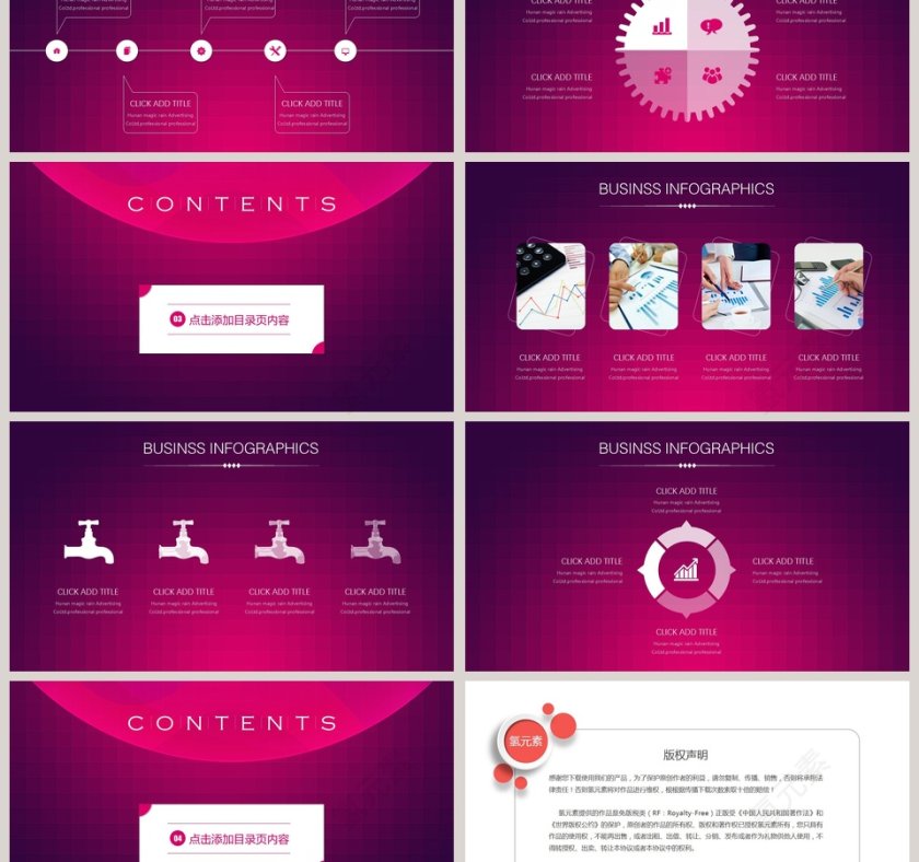 2019商务工作汇报新年计划年终总结PPT第3张